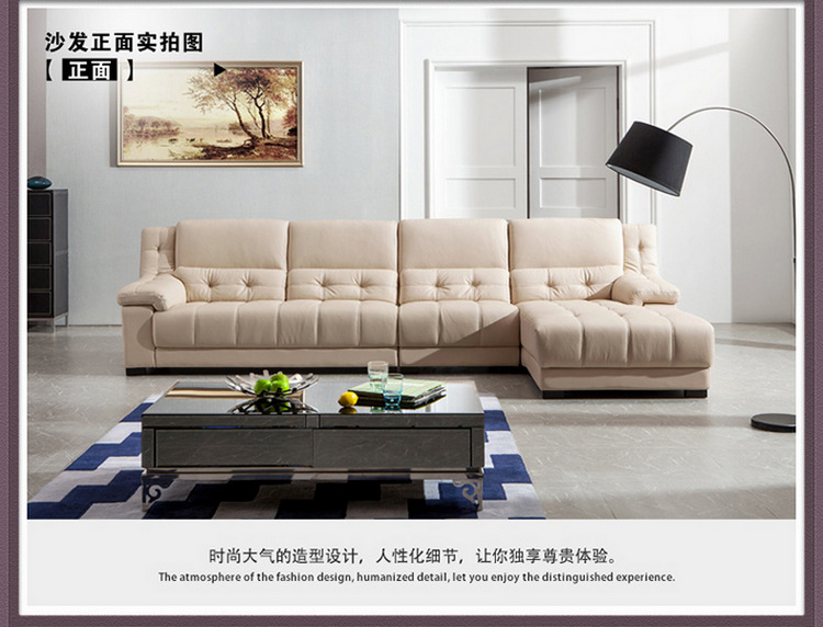 热销供应三人真皮沙发 广东真皮沙发 转角真皮沙发加工